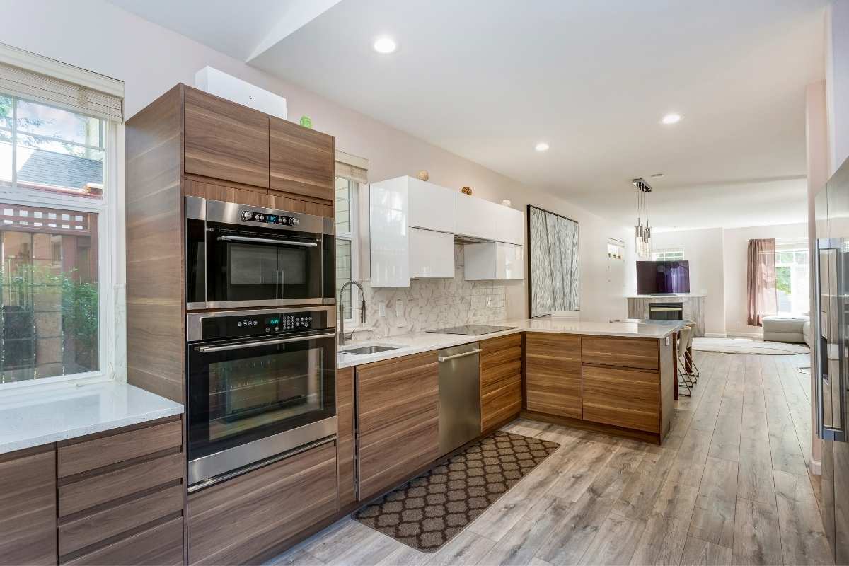 Newly remodeled house exterior with improvements