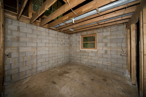 Unfinished home remodeling project.