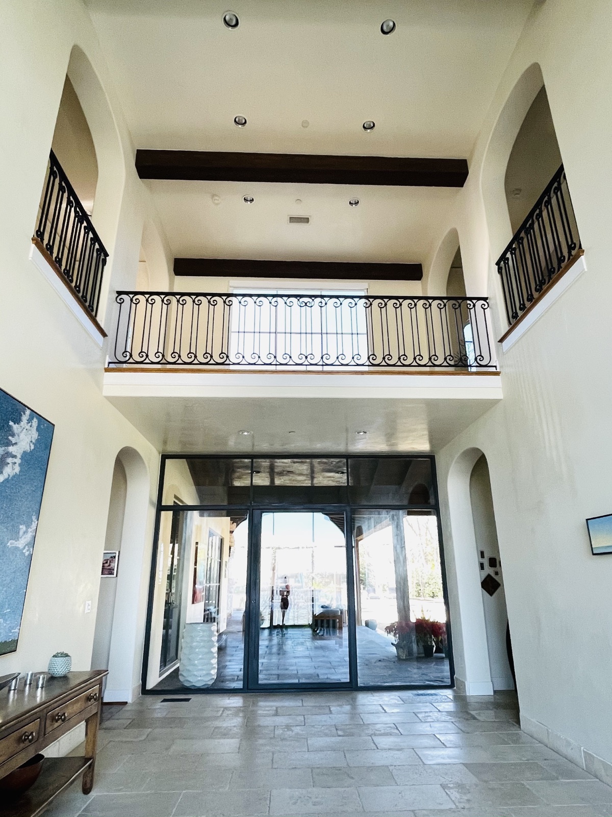 Completed open interior by Homecorp in the Dallas area